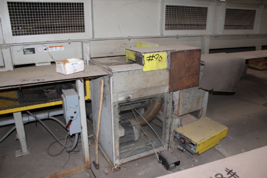 5 HP POP UP SAW W/ INFEED / OUTFEED TABLE