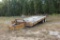 25 FT TAG ALONG TRAILER CZ40KT W/ PINTLE HITCH, DROP DOWN RAMPS & TANDEM DUAL AXLES