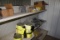 (7) NEW NYLON TIEDOWN STRAPS & ALL REMAINING CONTENTS ON SHELF