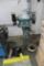 BENCH GRINDER ON PEDESTAL