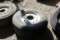 USED 425/65R22.5 TIRE MOUNTED ON ALUM RIM