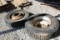(2) USED 11R24.5 TIRES MOUNTED ON STEEL RIMS