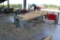 2 STR 3 FT X 8 FT DECLINE DECK W/ DEAD ROLLS, FIXED STOPS