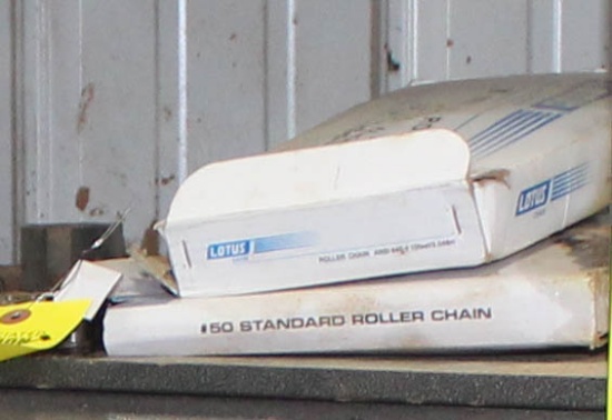 NEW ROLLER CHAIN 10 FT #40-2 & 10 FT #50