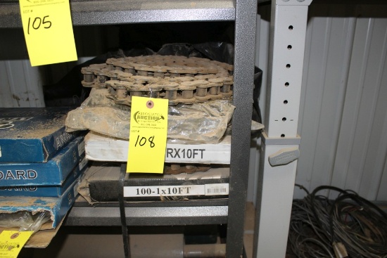 #100 ROLLER CHAIN 40 FT - NEW