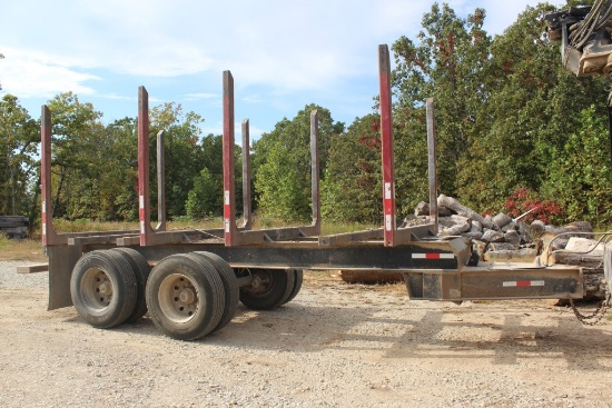 DBL BUNK PUP LOG TRAILER W/ RIDEWELL SUSPENSIONS