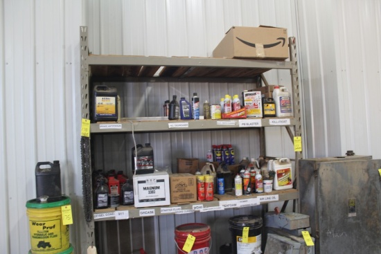 STEEL SHELVING 76 IN X 30 IN X 8 FT