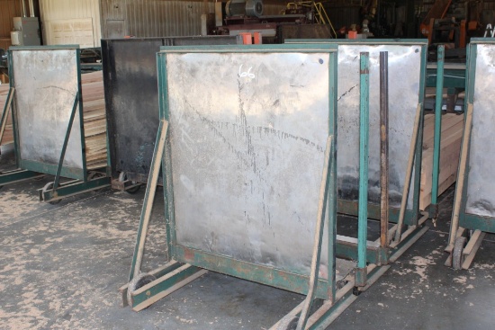 STEEL LUMBER CART, 2 SECTIONS, 43 IN WIDE PACKS