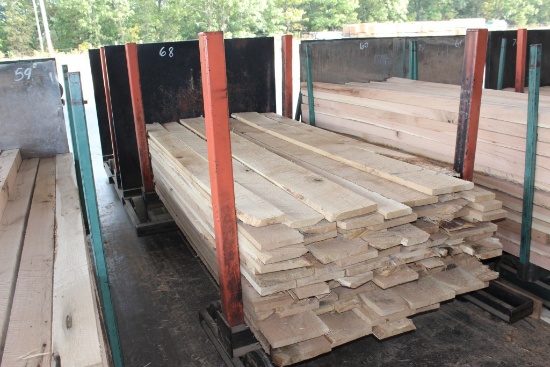 STEEL LUMBER CART, 2 SECTIONS, 46 IN WIDE PACKS