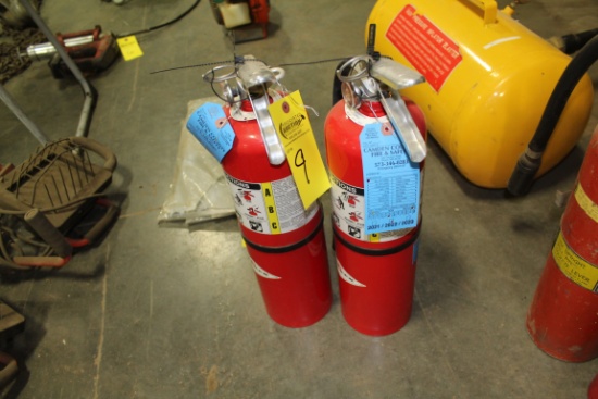 (2) FIRE EXTINGUISHERS