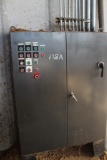 ELECTRICAL CTRL CABINET W/ 400 AMP DISCONNECT, SIZE 5 SQ D STARTER / SOFT START, (2) SIZE 2 AND (3)