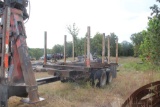 DBL BUNK PUP LOG TRAILER