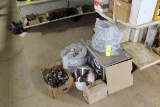 (4) NEW CHROME PLASTIC AXLE COVER KITS
