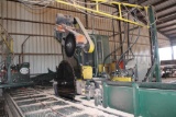 PIONEER MACHINERY 2-HD BK CARRIAGE W/ NEW COMPUTERIZED CTRLS, INCL 45' TRACK, CAB & CTRLS, CIRC SAW