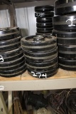 (16) 8 IN CASTER WHEELS