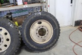 NEW HANKOOK 11R24.5 TIRE MOUNTED ON STEEL RIM