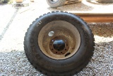 NEW HANKOOK 11R24.5 TIRE MOUNTED ON STEEL RIM