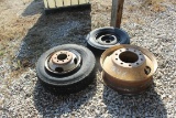 (3) RIMS - (2 ) TIRES