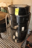 (7) ROLLS OF 1/2 IN BLACK POLY BANDING