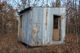10 FT X 10 FT SHED ON SKIDS, PREWIRED