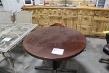 TABLE AND (1) CHAIR