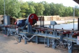 ABM  TIE CUTOFF MERCHANDISING & TIE SORTING SYS, 26 IN SAW BLADE W/ 15 HP ELEC MTR 12 IN X 9 IN CAPA