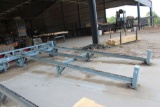 3 STR 6 FT 2 IN X 16 FT DECLINE DECK W/ DEAD ROLLS, FIXED STOPS