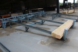 3 STR 6 FT 2 IN X 16 FT DECLINE DECK W/ DEAD ROLLS, FIXED STOPS