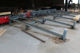 3 STR 6 FT 2 IN X 16 FT DECLINE DECK W/ DEAD ROLLS, FIXED STOPS