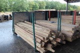 STEEL LUMBER CART, 2 SECTIONS, 43 IN WIDE PACKS