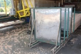 STEEL LUMBER CART, 2 SECTIONS, 43 IN WIDE PACKS