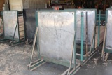STEEL LUMBER CART, 2 SECTIONS, 43 IN WIDE PACKS