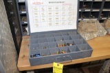 BIN OF BRASS PUSH IN DOT