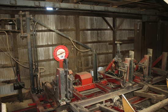 Meadows #2, 4 Hd Blk, Circle Saw Mill, Cab, On Board Sawdust Blower, Turner, 48 ft Track