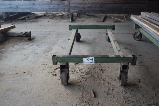 42in x 7ft 3in Steel Lumber Cart