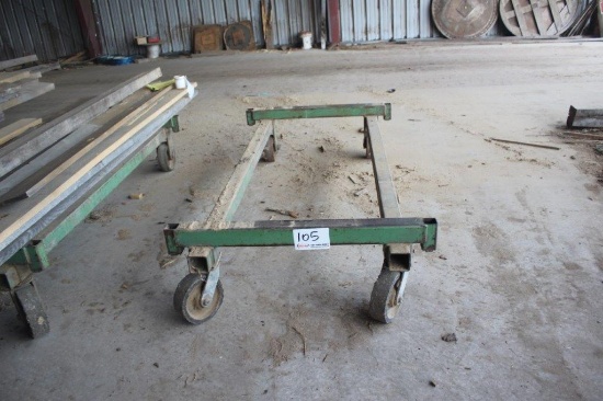 42in x 7ft 3in Steel Lumber Cart