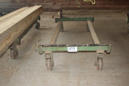 42in x 7ft 3in Steel Lumber Cart