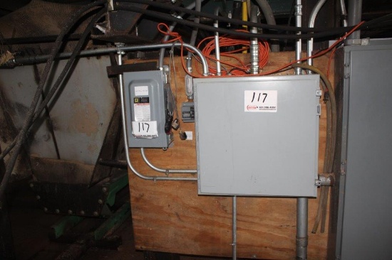 (2) 60 Amp Disconnects, 2ft x 2ft Electrical Junction Box