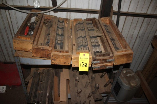(3) Sets of 6 Chipper Knives (for Morbark 58in chipper)