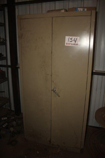 Steel Cabinet & Contents
