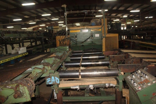 Cornell 824 Combo Gang Edger, 2 Belt x 14 ft x 12in Tailing System, Hyd Dr Chain has been Disconnect