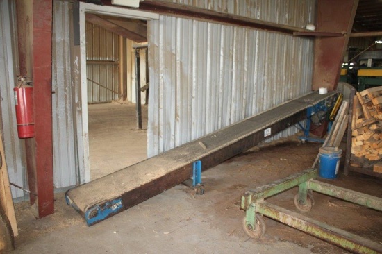 Lewco 19in x 17ft Belt Conveyor w/ Drive