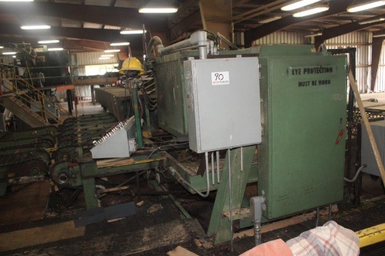 Augusta Machinery RH 8 Saw Drop Saw Trimmer, Minus 1 saw w/ Hyd Lift on Saw Ladders, 24in dia Saw Bl
