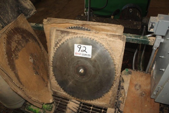 (14) 24in dia Saw Blades for Drop Saw Trimmer