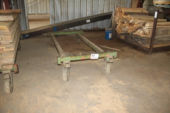 42in x 7ft 3in Steel Lumber Cart