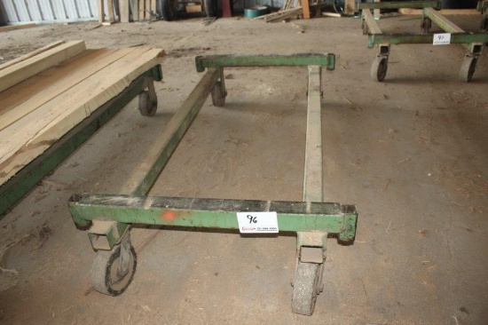 42in x 7ft 3in Steel Lumber Cart
