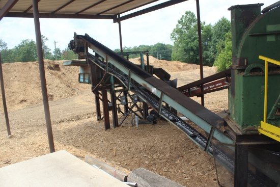 12in x 26ft Single Chain Waste Conveyor w/ Elec Dr -Location 56 State Route 15, Lawrenceburg, TN, 38
