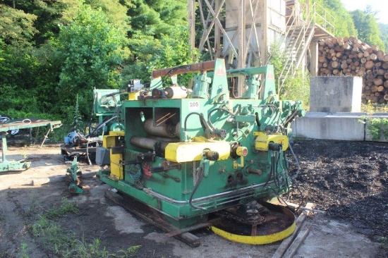 Cardinal Optimizing Gang Edger w/Infeed and (2) 16ft Tailing Belts, 12ft Pendu Barn Sweep Conveyor &