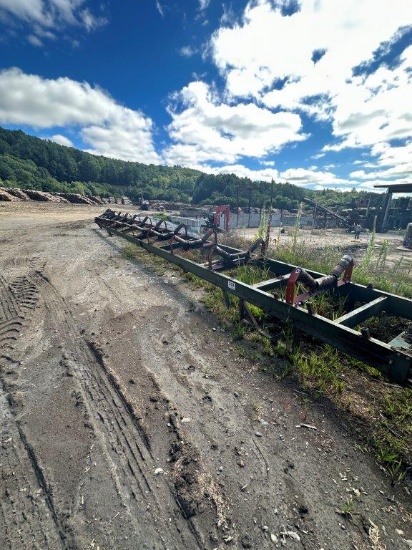 36in x 65ft Concave Belt Conveyor, No Motor on Drive
