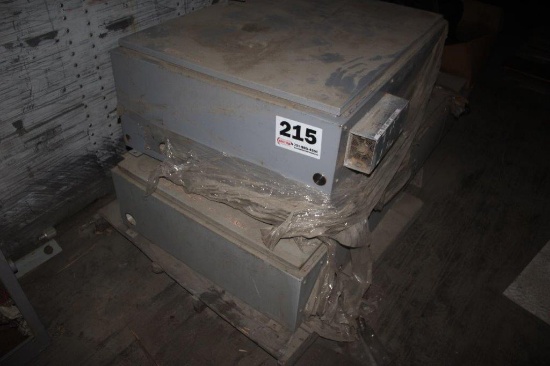 (2) Electrical Control Cabinets w/Small Hp Motor Starters